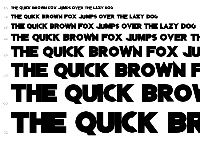 Dylan Dog font waterfall